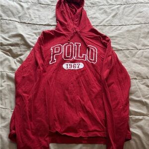 Polo by Ralph Lauren Red Sweatshirt
